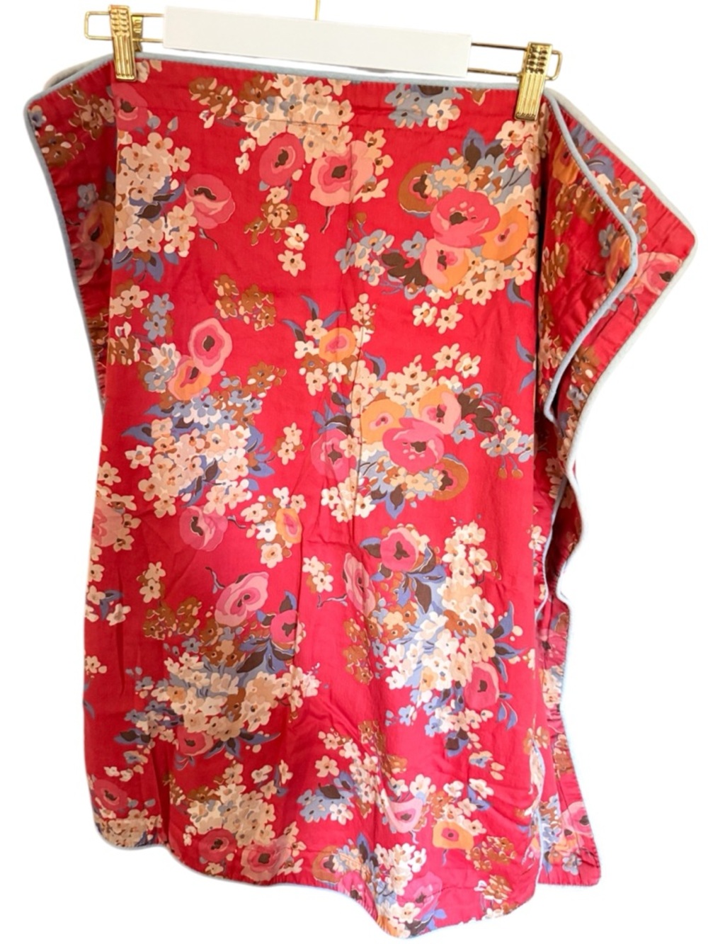 2 Ralph Lauren Home Collection Madeline Red Pillow Shams GUC 100 % cotton